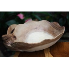 Turtle Wooden Bowl 12"X9"X4" Hand Carved Acacia Wood | #wyu0130   